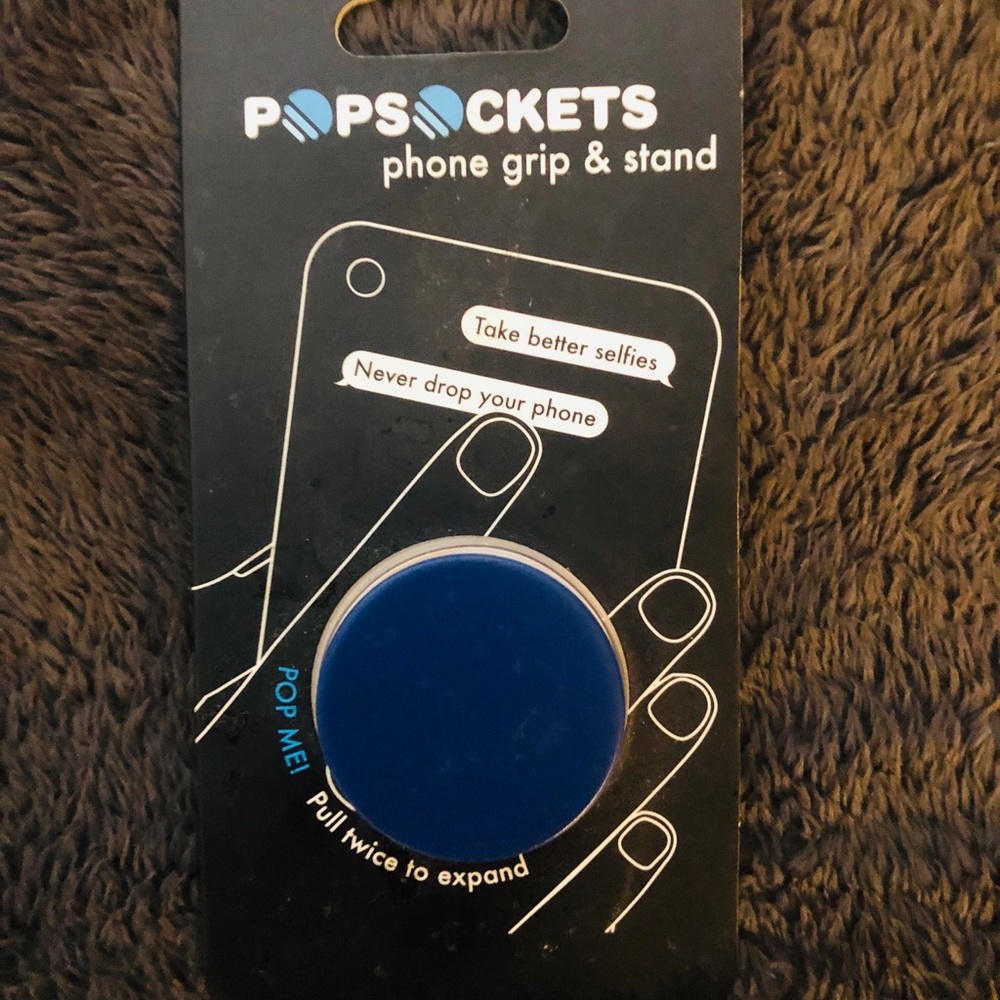 Blue Pop Socket